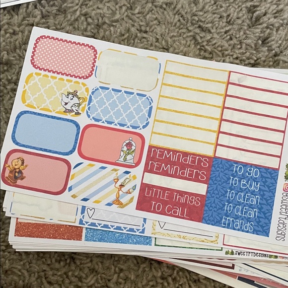 Colorful Planner Sticker Sheets - Picture 2 of 16